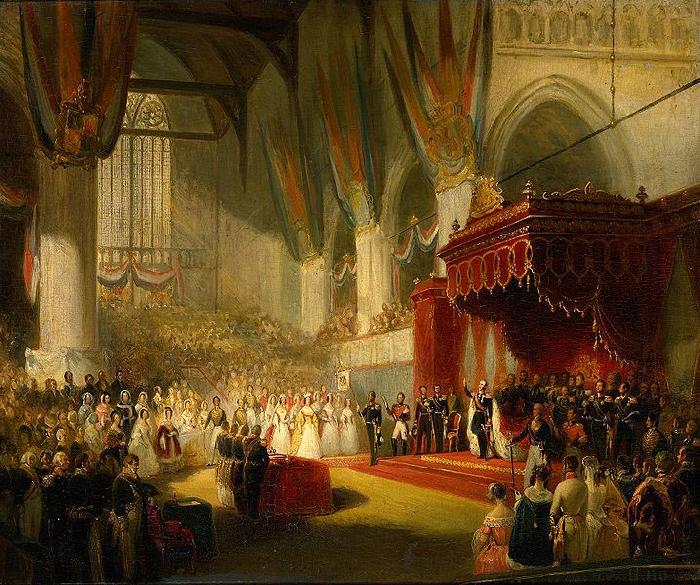Nicolaas Pieneman The Inauguration of King William II in the Nieuwe Kerk, Amsterdam, 28 November 1840